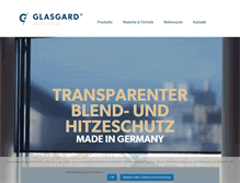 Tablet Screenshot of glasgard.de